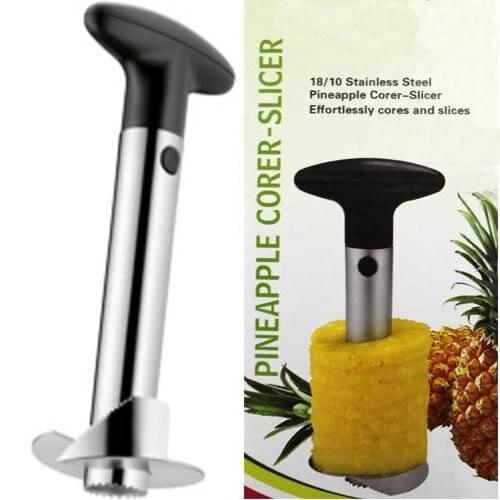 1pc Hot Sale Stainless Steel Fruit Pineapple Corer Slicers Peeler Parer Cutter Kitchen Easy Tool