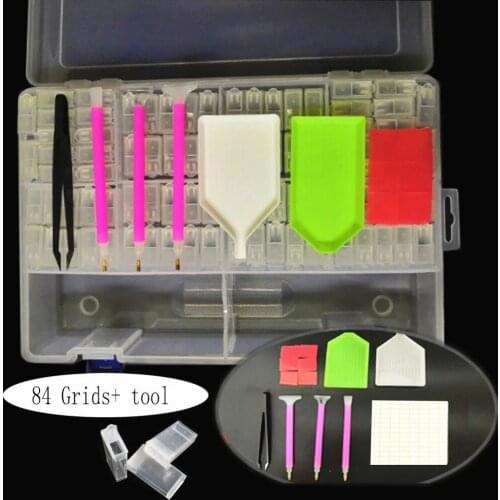 PDMDOG Storage Box Tool Diamond Painting Mosaic Accessories Pen Mosaic Plastic Box New Arrival