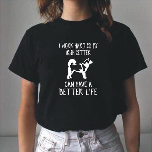 Funny Work Hard Foralaskan Malamute Dog T Shirt Women Tops Loose Plus Size Tshirt Harajuku Cotton Tee Shirt Femme Camiseta Mujer