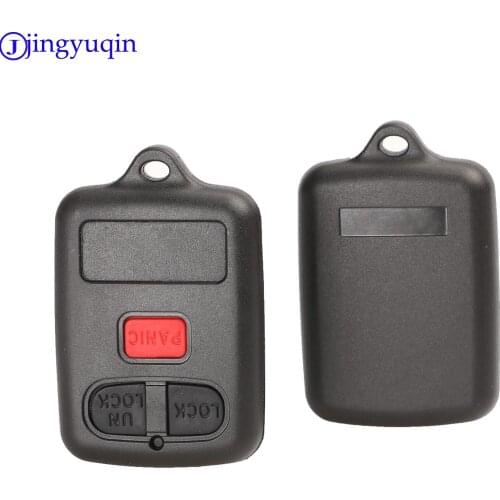 Jingyuqin 3 Button Replacement Remote Controller Keyless Entry Car key Case shell for Toyota Biank Case