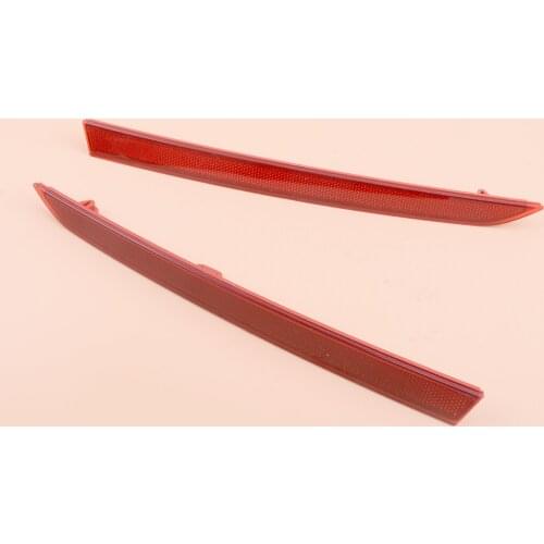 1 Pair Rear Bumper Marker Reflector Light Housings Fit For BMW 3 F30 F31 2012 2013 2014 2015 2016 2017 63147847165 63147847166