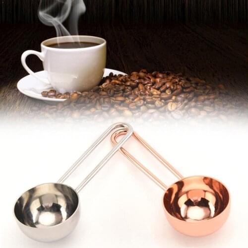 1Pcs Kitchen Gadgets Coffee Spoon Mixing Spoons Measuring Multifunction Steel Cleaning Tools Handle Stainless Long Easy W4G7
