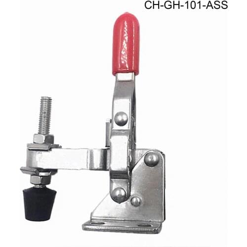 1Pc CH-GH-101-ASS Stainless Steel Mechanical Door Press Buckle Quick-Release Toggle Clamp Fixture Clip Hand Clip Tool