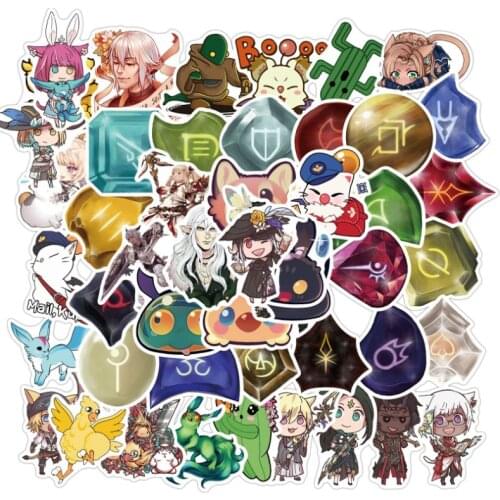 10/30/50Pcs Game final fantasy Graffiti Waterproof Skateboard Travel Suitcase Phone Laptop Luggage Stickers DIY Kids Girl Toy