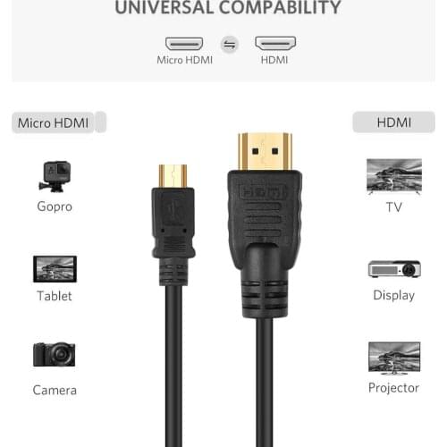 1080P 1.5m Micro USB To HDMI-compatible Cable HDTV Adapter for MHL For Samsung Galaxy S2 NOT for S3 S4 S5 HTC LG Sony