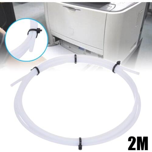 2M PTFE Tube for 3D Printer 1.75mm Filament RepRap Pipe 2mm * 4mm Good Insulation PTFE Tube Durable 3D Printer Accessories