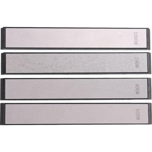 240 400 600 1000 Grain Diamond Sharpening Angle Grindstone Sharpening Professional Sharpener Tool Bar 4 Pack