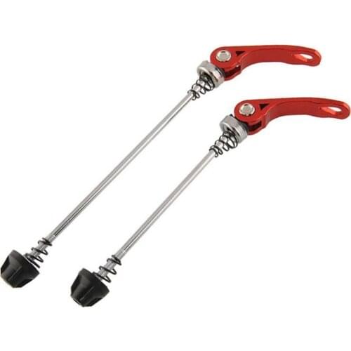 50% Hot Sale 1 Pair Bicycle MTB Road Bike Cycling Front Rear Hub Quick Release Skewers Levers Bike Accessories