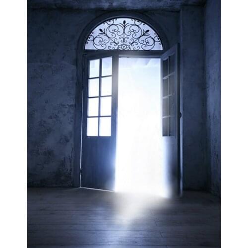 5x7ft Wooden Floor Vintage Door Balloon Photography Backdrops Photo Props Studio Background