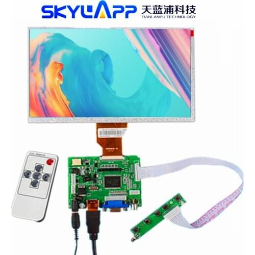 Skylarpu 7''inch LCD screen for Raspberry Pi LCD Display Screen TFT Monitor AT070TN90 + HDMI VGA Input Driver Board Controller