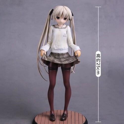 25CM anime figure uniform Yosuga no Sora Figure PVC Action Anime Collection Peripherals Doll Model Toys Figure for children gift