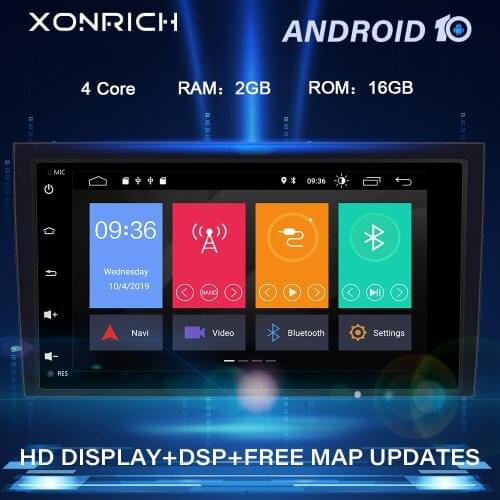 2 din Android 10 Car Radio Multimedia For Audi A4 B6 B7 S4 B7 B6 RS4 B7 SEAT Exeo 2002-2008 GPS Navigation DVD stereo head unit