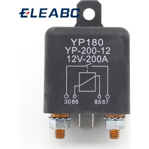1pcs High Power Car Relay 12V DC 200A Car Truck Motor Automotive Switch Car Relay Continuous Type Automotive Relay Car Relays