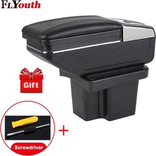 Car Armrest Box For Kia Cerato Forte k3 2009-2016 Car-Styling Central Store Content Box With Cup Holder Interior Accessories