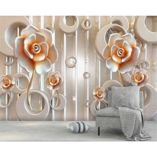 Beibehang papier peint mural 3d Custom photo wallpaper European jewelry 3d wall wallpaper for home wall foamiran for needlework