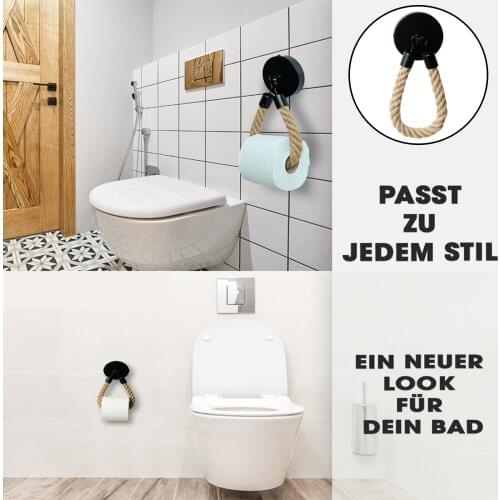 Toilet Paper Roll Holder Bathroom Rope Towel Holder Paper Towel Rack for for Bathroom Kitchen Bedroom