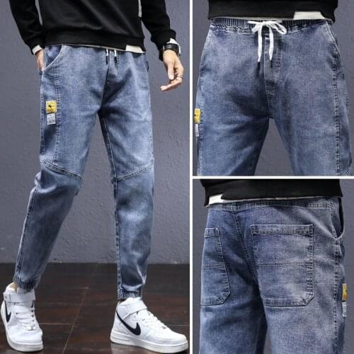 Jeans Casual Jeans Casual Trousers Casual Fashion Versatile Trousers Mens Pants Students Daily Casual Korean Fashion K901