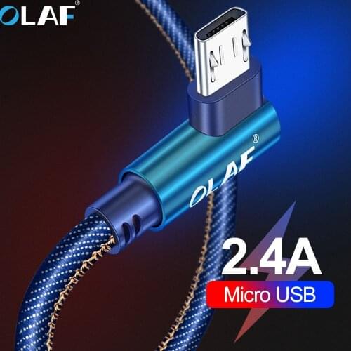 OLAF Fast Charging Micro USB Cable For Samsung S7 Xiaomi Redmi 4X Note 5 4 mi A2 Microusb Charger Cord Tablet Android USB Phone