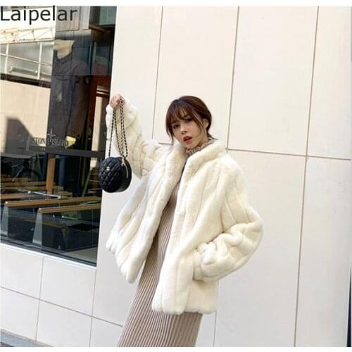 Laipelar Fur Coats With Collar