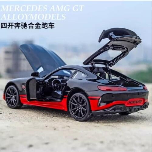 Amg-gt simulation alloy car car model 1:32 acousto-optic return force childrens toy sports car model
