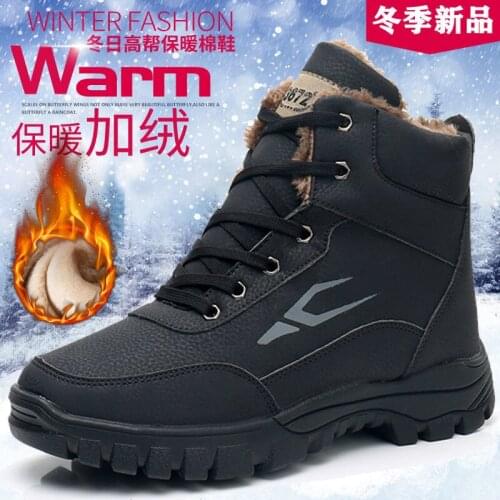 Men Shoes Winter High Top Boots Mens Shoes Boots Outdoor High Botas Chaussure Homme