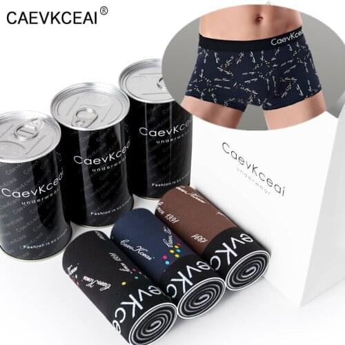3pcs/lot New Men Boxer Underwear Homewear Shorts Gay Boxers Sexy Male Panties Printed Homme boxershorts men hombre cueca