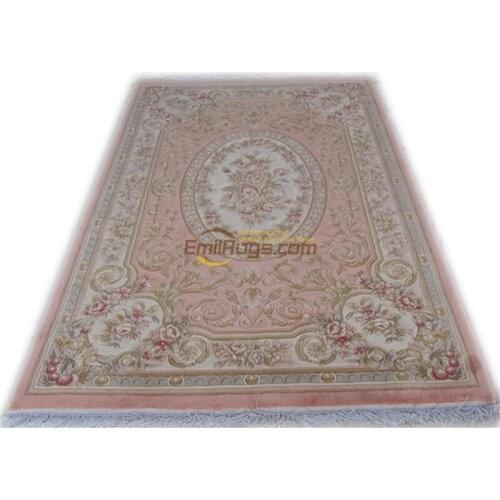 Handwoven wool carpets livingroom rug French savonery Made OrientalH Knitted large room rugchinese aubusson rug
