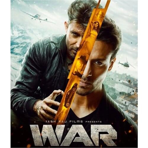 5D DIY Full Round Diamond Painting The Battle Of Bollywood Two Heroes Movie Poster 3D Embroidery Cross Stitch Home Decor Y1388