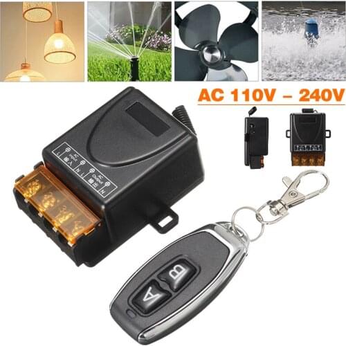 New Arrival 433MHz 30A RF Relay Remote Control AC 110V-240V Wireless Intelligent Transmitter 1 Channel Smart Switch Module Parts