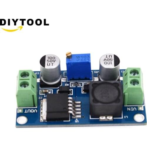 1PCS XL6019 5A Current DC to DC Adjustable Boost Power Supply Board Module