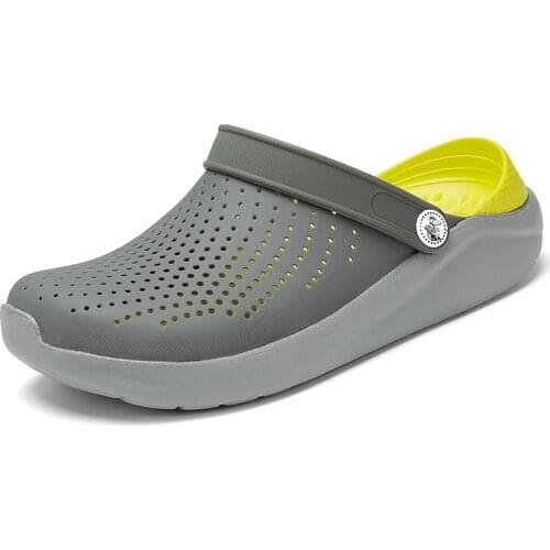 High Quality Men Sandals Crocks Hole Shoes Ladies sandals Crok Rubber Clogs For Unisex Garden Shoes Couple slippersBeach shoes