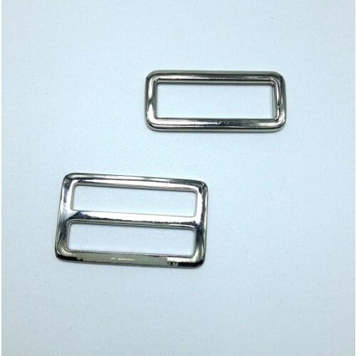 2 Inch (50mm) Silver triglide slider & buckle for adjustable straps