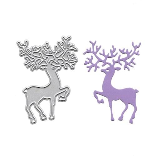 Craft Cutting Dies Stencil For DIY Scrapbooking Christmas Elk Dies Paper Art Embossing Folder Album Decor Metal Cut Die Mold