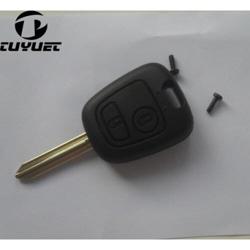 Replacement Shell For PEUGEOT Partner Expert Boxer 2 Button Remote plastic Key Fob Case WITH LOGO