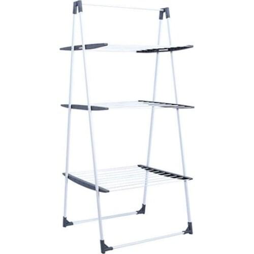 Steel 3 layer clothes line dryer indoor outdoor drying rack