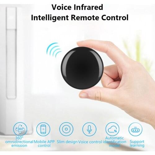 Smart Wifi Remote Controller Infrared Smartphone APP Device Compatible Control Home Fan Voice Round Accessories