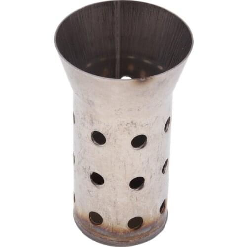 Universal 51mm Stainless Steel Adjustable Exhaust Muffler End Baffle DB Killer Silencer Noise Reducer