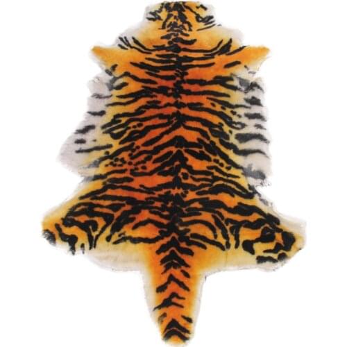 High-grade Imitation Tiger Skin Soft Warm Carpet Wool Skin Plush Rugs Pad Bedside Blanket Hotel Prayer Parlor Home Floor Mat