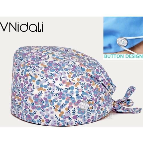 Medical uniforms nurse accessories lab pet shop work cap surgical cap medical science hat women hats with button