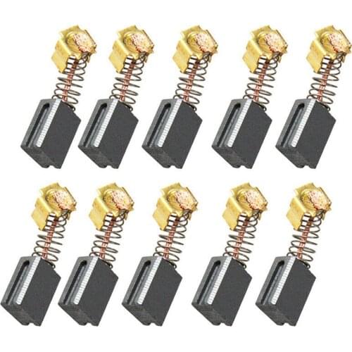 10pcs Carbon Brushes For Electric Hammer Angle Grinder Accessories Replacing For CB406 CB407 CB418 CB419 Power Tools