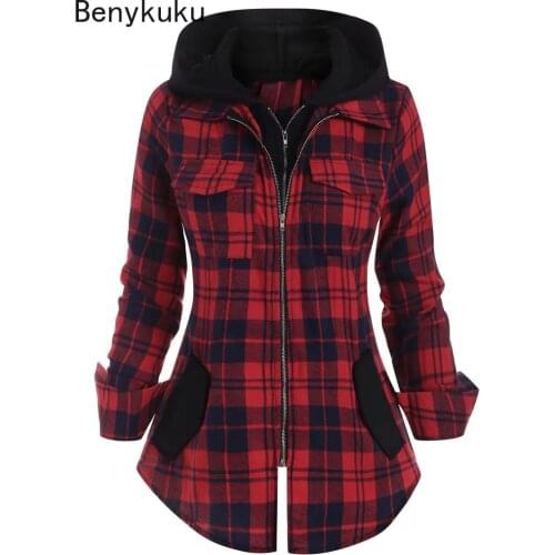 Женские куртки с капюшоном Benykuku China At AliExpress