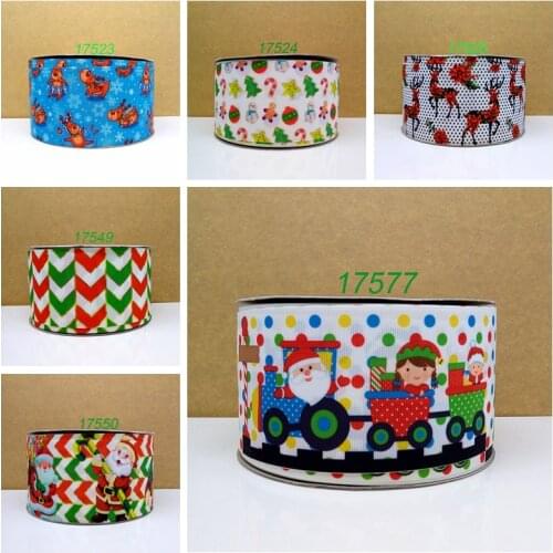 Free shipping 50 yard cartoon printed grosgrain ribbon 1777
