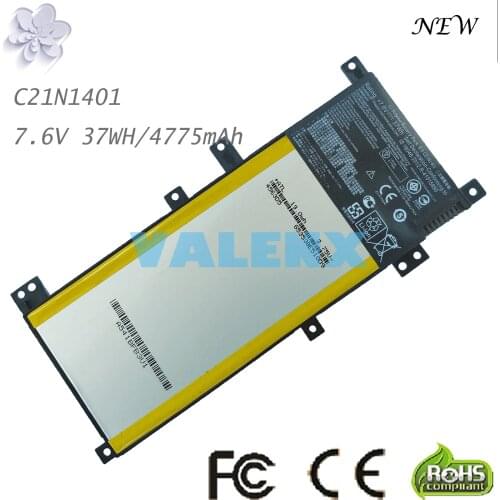 C21N1401 Battery For ASUS X455L X455LA X455LD X455LF X455LN F455L F455LD R455LD Y483L Y483LD A556U W419L PP21AT149Q-1