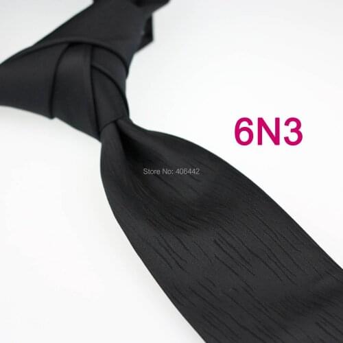Yibei Coachella ties Black Solid Color Knot Contrast Stripes Necktie Patchwork Formal Neck Tie quality tie Gravata