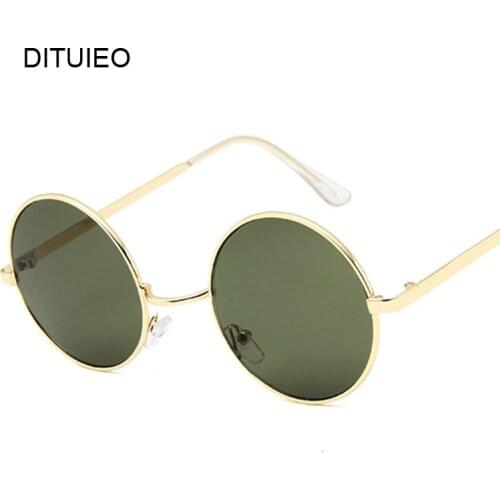 Classic Round Sunglasses Men Women 2019 Oversized Design Pink Sun Glasses Ladies Shades Ocean Lens Sunglass UV400 Eyewear