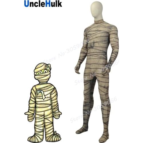 Halloween Mummy Zentai Spandex Bodysuit Cosplay Suit | UncleHulk