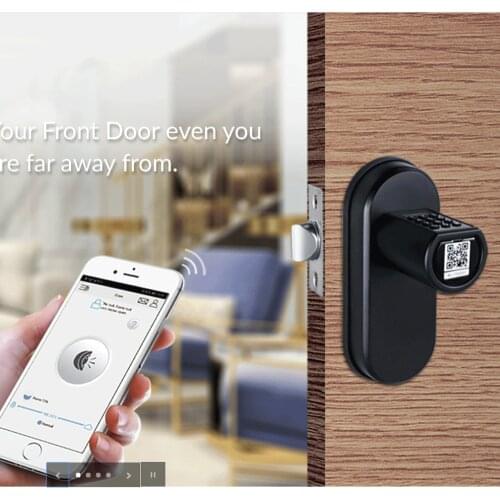 L6PCB The Best Smart Lock DIY APP Electronic keypad RFID Digital Door Lock for Airbnb Management-US Standard