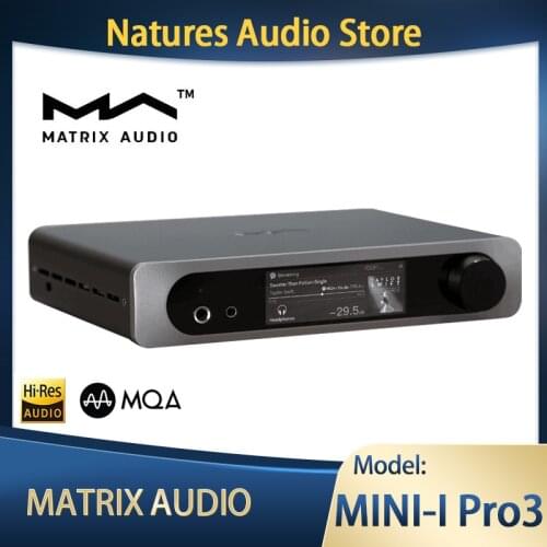 Matrix Mini-i pro 3 DAC Support Airplay2 MQA ROON Ready XMOS XU216 CHIP WIFI Decoder MINI I Pro 3 Balanced Headphone Amplifier