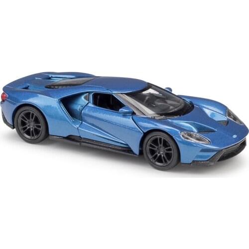 WELLY Diecast 1:36 Scale 2017 Ford GT Sports Car Model Car Metal Alloy Toy Car For Children Gift Collection Free Shipping