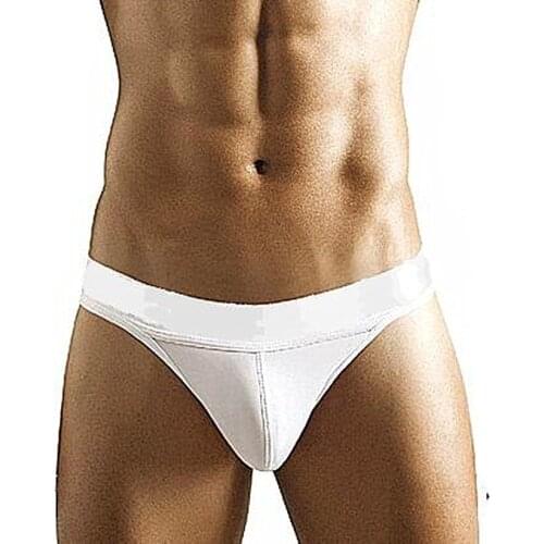 Men G-string Thongs Underwear Clothes Mens sexy bikini Thongs Men Cotton T-back Underwear Mens Sexy Jock Pantis